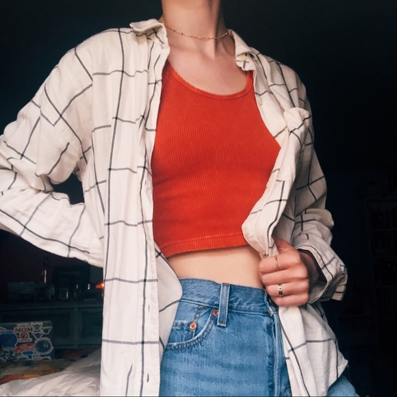 Oversized Boyfriend Flannel Size M - Picture 2 of 2